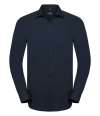 960M Russell Collection Mens Stretch Shirt BRIGHT NAVY colour image